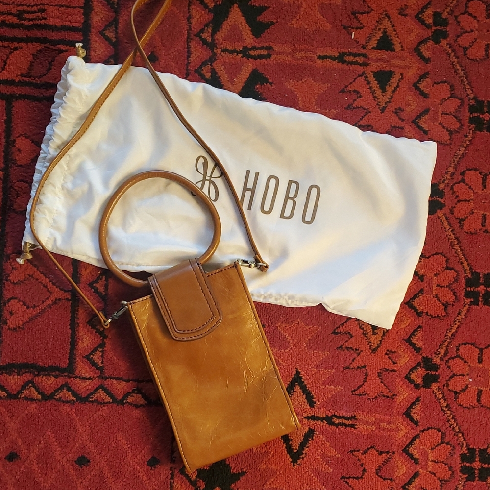 HOBO Brown Leather Crossbody Bag